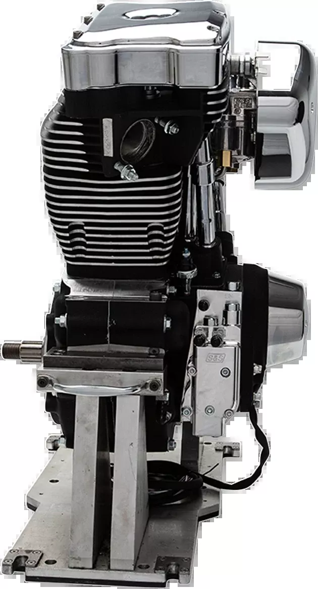 S&S CYCLE V80R Series Engine - Black - Custom Chassis | Evolution Big Twin 31-9150