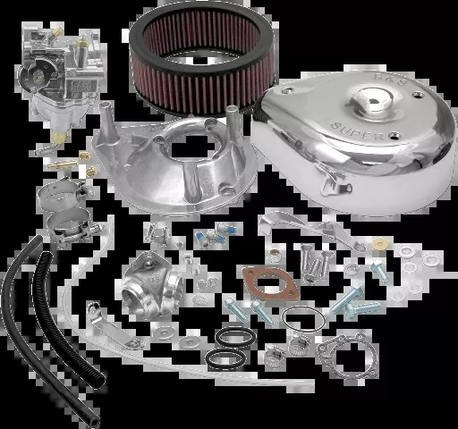 S&S Super E 1 7/8" Carburetor Manifold Kit 1966-1978 Harley Shovelhead FX FLH FL