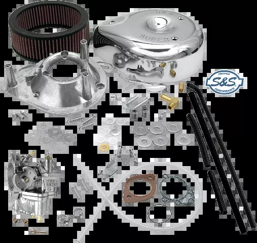 S&S Super E Carburetor Kit 84-92 Harley Davidson Dyna Touring Softail FXR FLHTC