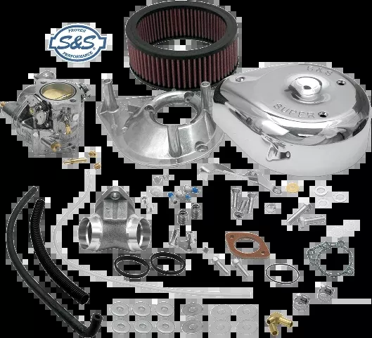 S&S Super E Carburetor Manifold Kit for 86-90 Harley Davidson Sportster 883 1200