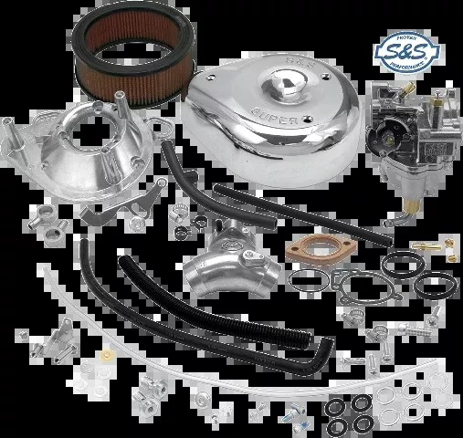 S&S Super G Carburetor Manifold Kit for 92-00 Harley Dyna Touring Softail FXR