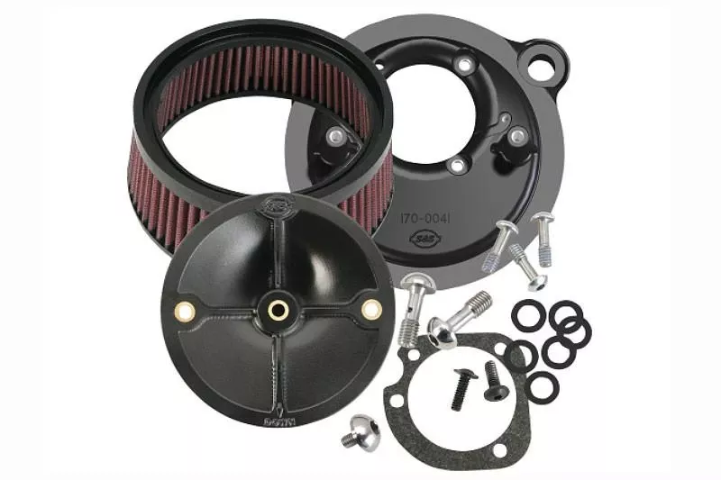 S&S Super Stock Stealth Air Cleaner for '91-Up XL Models w/ Stock CV Carb and Delphi EFI