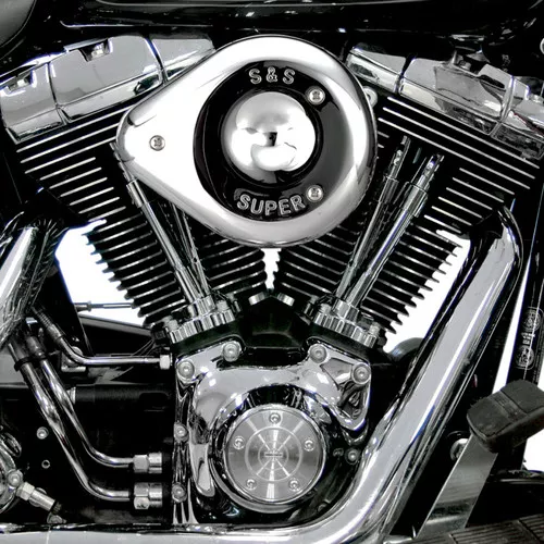 S&S Teardrop Air Cleaner Kit for 1999-2006 Harley Twin Cam with S&S E/G Carb- Chrome