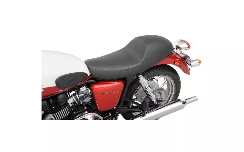 Saddlemen Americano Cafe Seats for '01-13 Triumph Bonneville SE, T100, Thruxton- Smooth