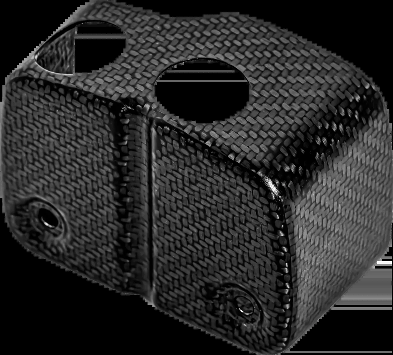 Saddlemen Carbon Fiber Gloss Coil Cover fits 1999-2005 Harley Dyna FXD FXDWG