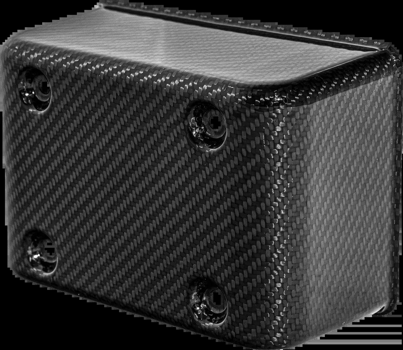 Saddlemen Carbon Fiber Gloss Fuse Box Cover fits 1999-2003 Harley Dyna FXD FXDWG