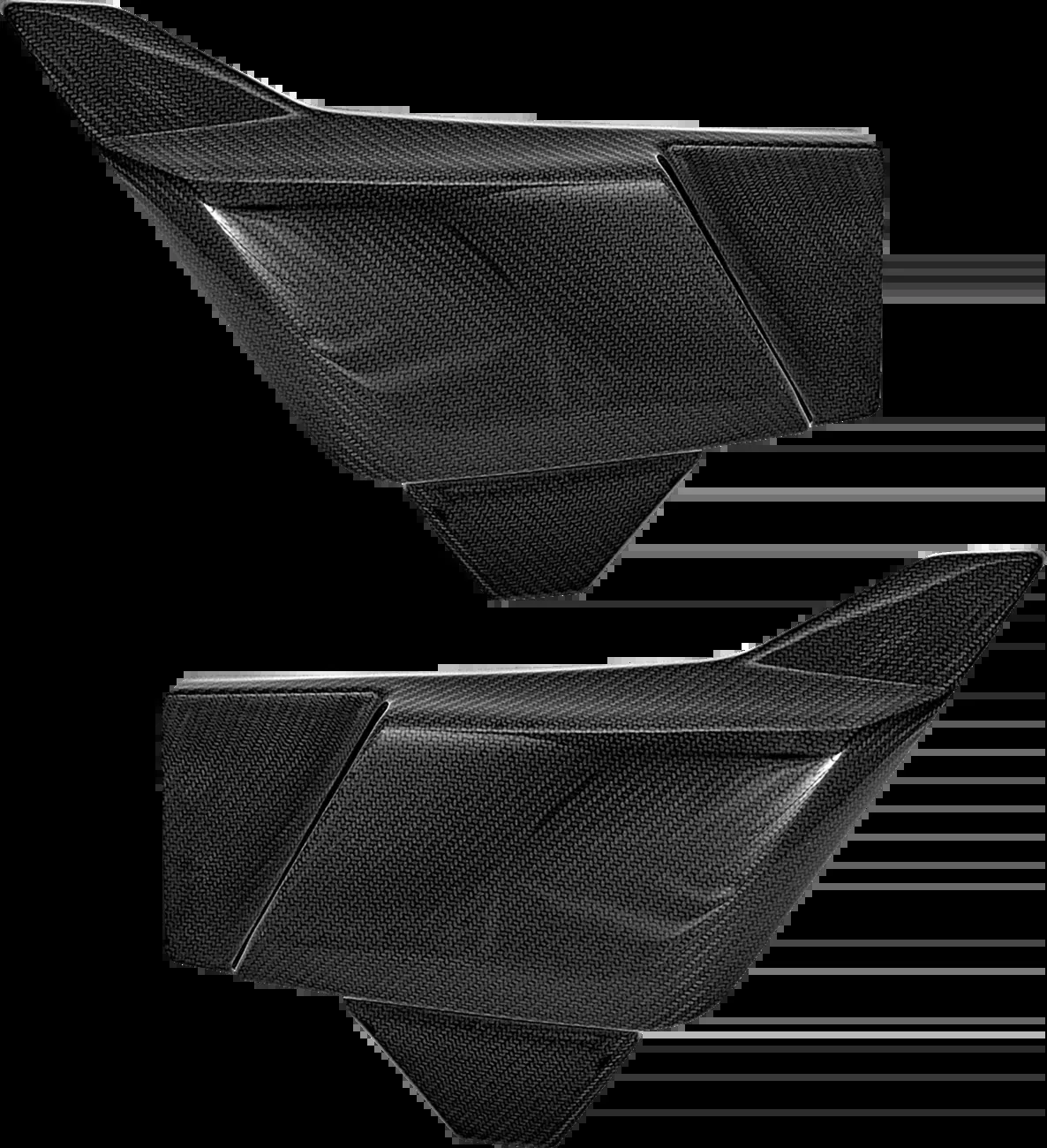 Saddlemen Carbon Fiber Gloss Side Covers fits 2023-2026 Harley Road Street Glide