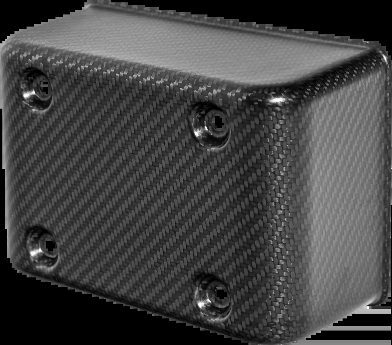 Saddlemen Carbon Fiber Matte Fuse Box Cover fits 1999-2003 Harley Dyna FXD FXDWG
