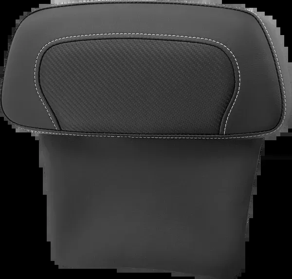 Saddlemen Chopped Tour Pak Backrest Pad - RoadSofa™ - Carbon Fiber Inset - FLT/FLH '14-'23 - 814-07-CPACK-CF