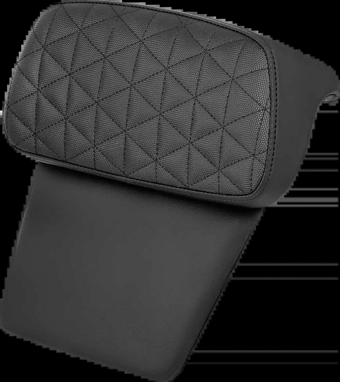 Saddlemen Chopped Tour Pak Backrest Pad - Tri-Gripper - FLH/FLT '14-'25 - 814-07C-21100