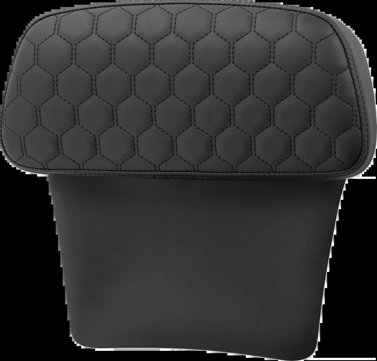 Saddlemen Chopped Tour Pak Black Honeycomb Backrest Pad for 14-24 Harley Touring