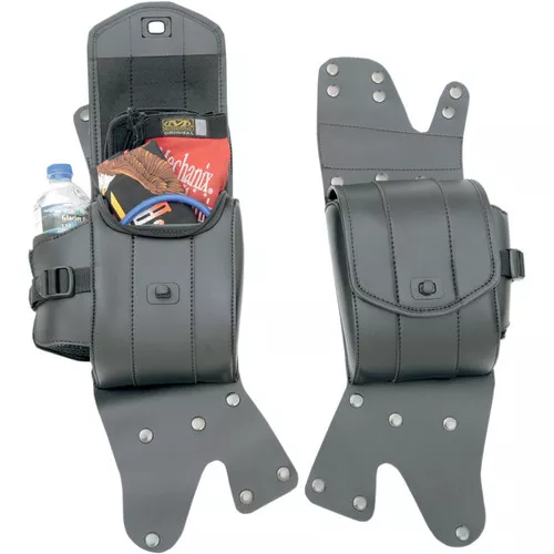 Saddlemen Cruis'N Deluxe Saddlebag Guard Bag Set for 1995-2020 Harley Touring OEM Saddlebag Guard
