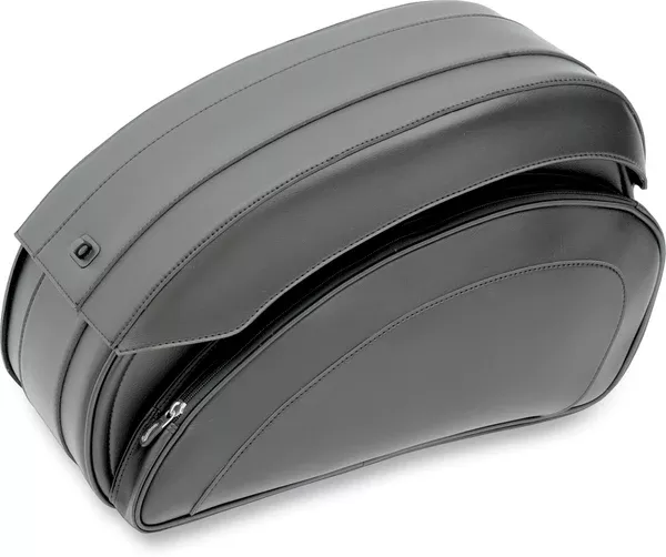 Saddlemen Deluxe Throwover Saddlebag – Black