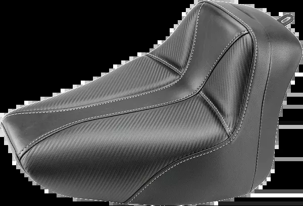 Saddlemen Dominator Solo Seat - W/O Backrest - Black W/ Gray Stitching - FLS/FXS '00-'06