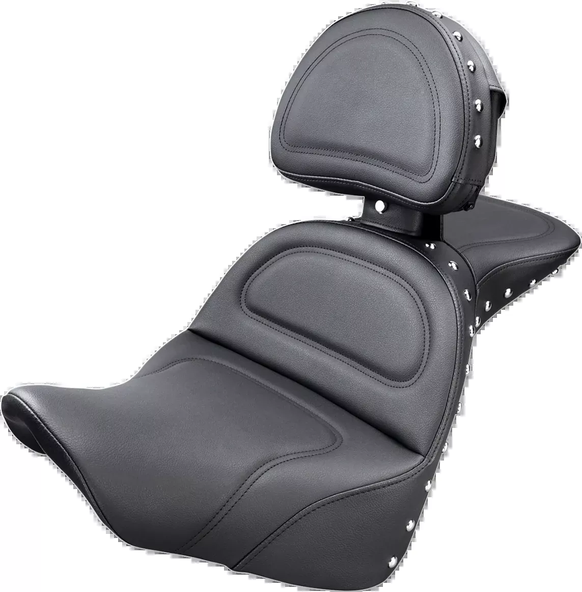 Saddlemen Explorer Special Seat - Studded - w/ Backrest - FL/FX '18-'24 - 818-27-040
