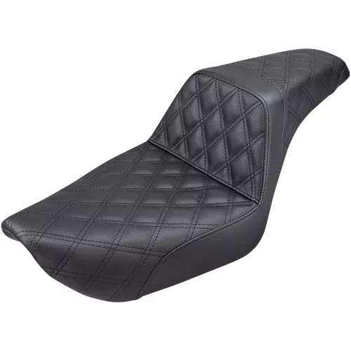 Saddlemen Full LS Step Up Seat for 1996-2003 Harley Dyna - Black