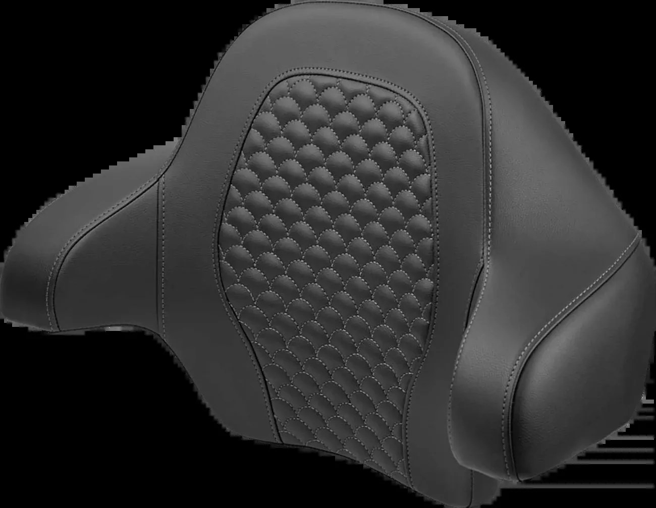 Saddlemen King Tour Pak Gray Dragon Backrest Pad fits 2014-2024 Harley Touring