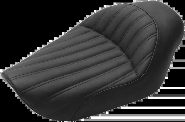 Saddlemen Knuckle Solo Seat - Ribbed - Black - FXD '96-'03