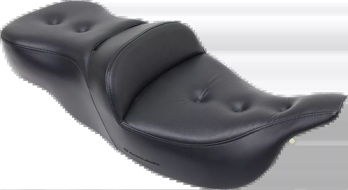 Saddlemen Pillow-Top Roadsofa™ Seat - Black - FLH/FLT '99-'07 - 897-07-181