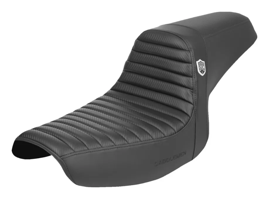 Saddlemen Pro Series SDC Performance Gripper Tuck 'N Roll Seat For Harley FXR 1982-2000