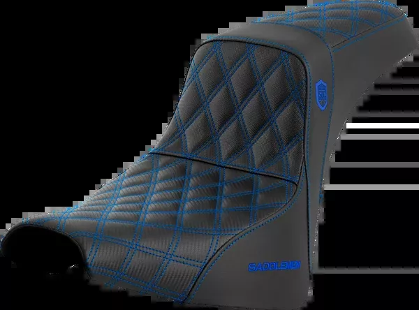 Saddlemen Pro Series SDC Performance Seat - W/O Backrest - Blue Stitch - FXBB/FXST '18-'23