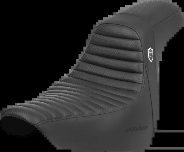 Saddlemen Pro Series SDC Performance Seat - W/O Backrest - Tuck-N-Roll/Carbon Fiber - Gripper - FL '08-'23
