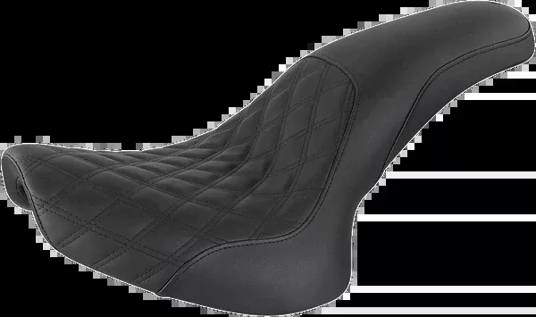 Saddlemen Profiler Seat - Front Lattice/Rear Smooth - Black - FL/FX '00-'06