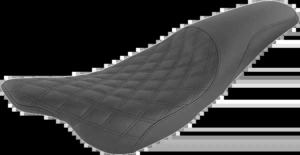Saddlemen Profiler Seat – Front Lattice/Rear Smooth – Black – FLH ’97-’07