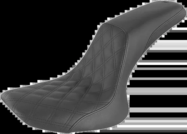 Saddlemen Profiler Seat – Front Lattice/Rear Smooth – Black – FXST/FLST ’84-’99