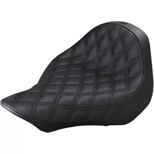 Saddlemen Renegade LS Solo Seat for 2013-2017 Harley Softail Breakout - Black