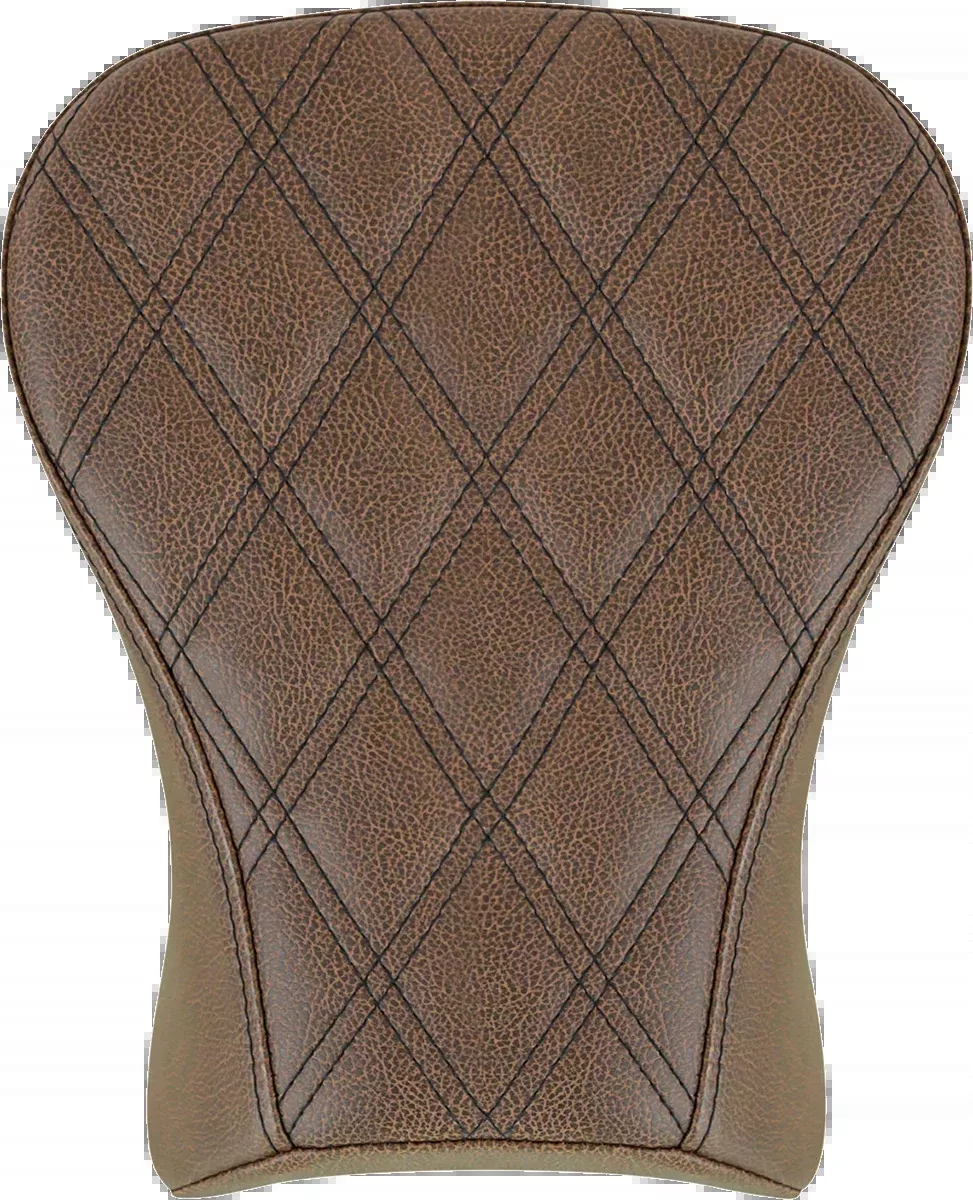 Saddlemen Renegade™ Pillion Pad - Touring - Lattice Stitched - Brown - FLSB/FXLR '18-'24 - 818-29-012BLS