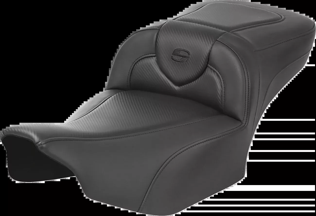 Saddlemen Roadsofa™ Extended Reach Seat – Without Backrest – Carbon Fiber – FLTR/FLHX ’23-’24