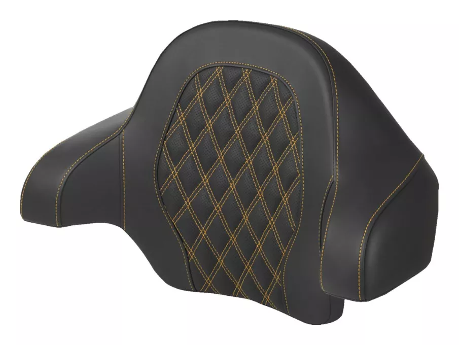 Saddlemen RoadSofa LS Lattice Stitch Tour Pack Backrest Pad For Harley Touring 2014-2025