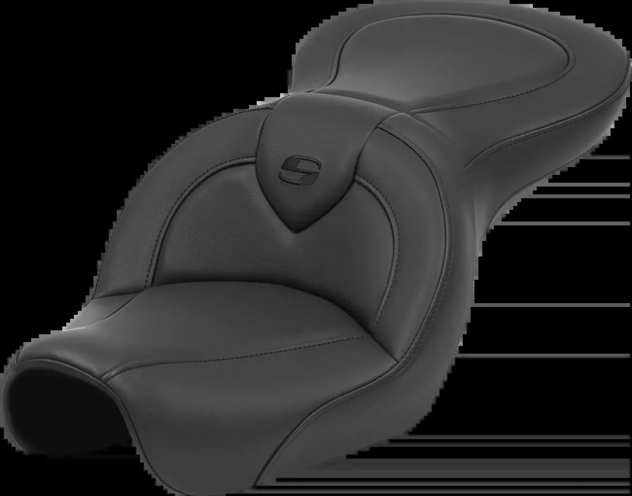 Saddlemen Roadsofa™ Seat - Black Stitch - without Backrest - FXD '04-'05 - 804-04-187