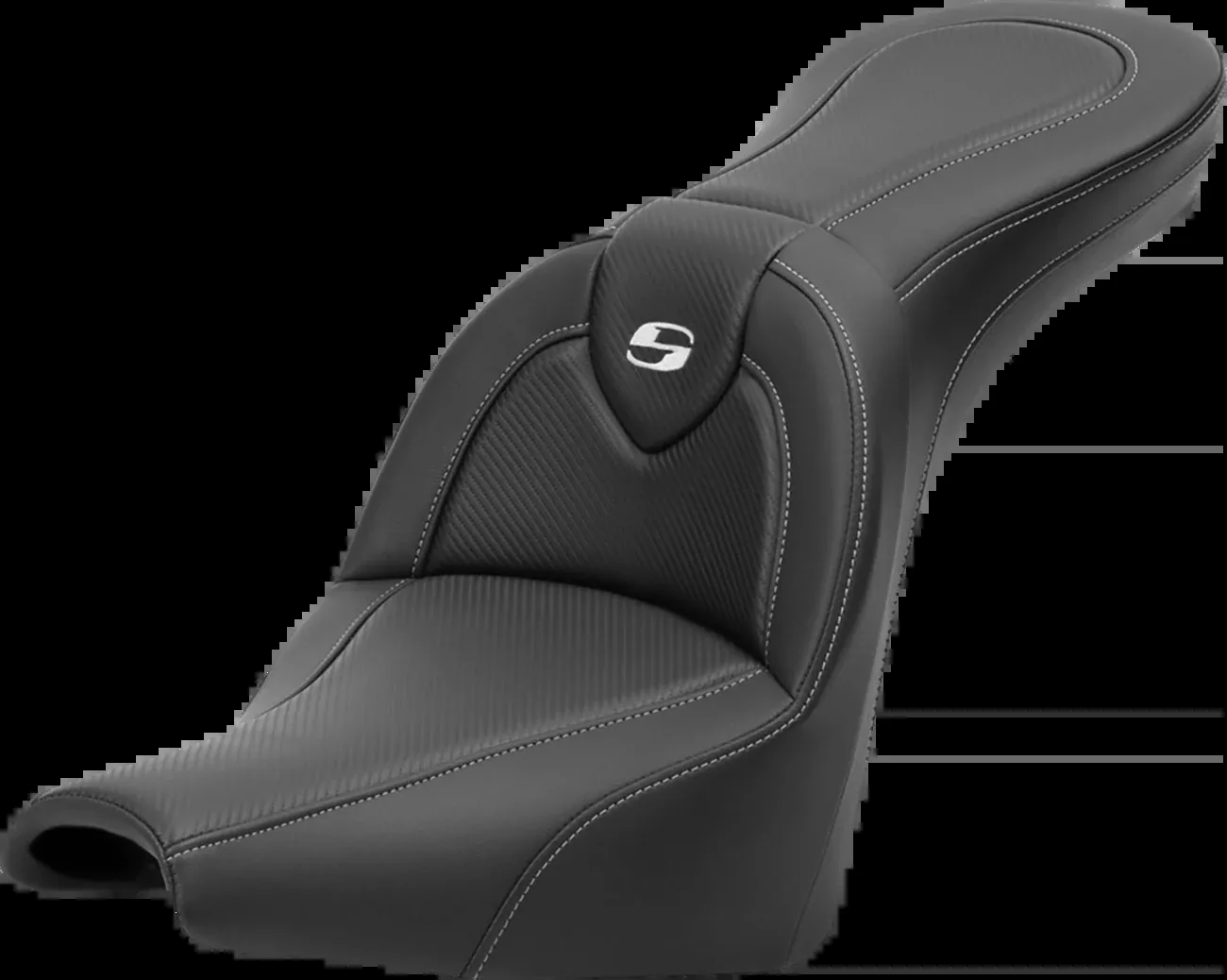 Saddlemen Roadsofa™ Seat - Carbon Fiber - without Backrest - FXBB/FXST '18-'25 - 818-30-185