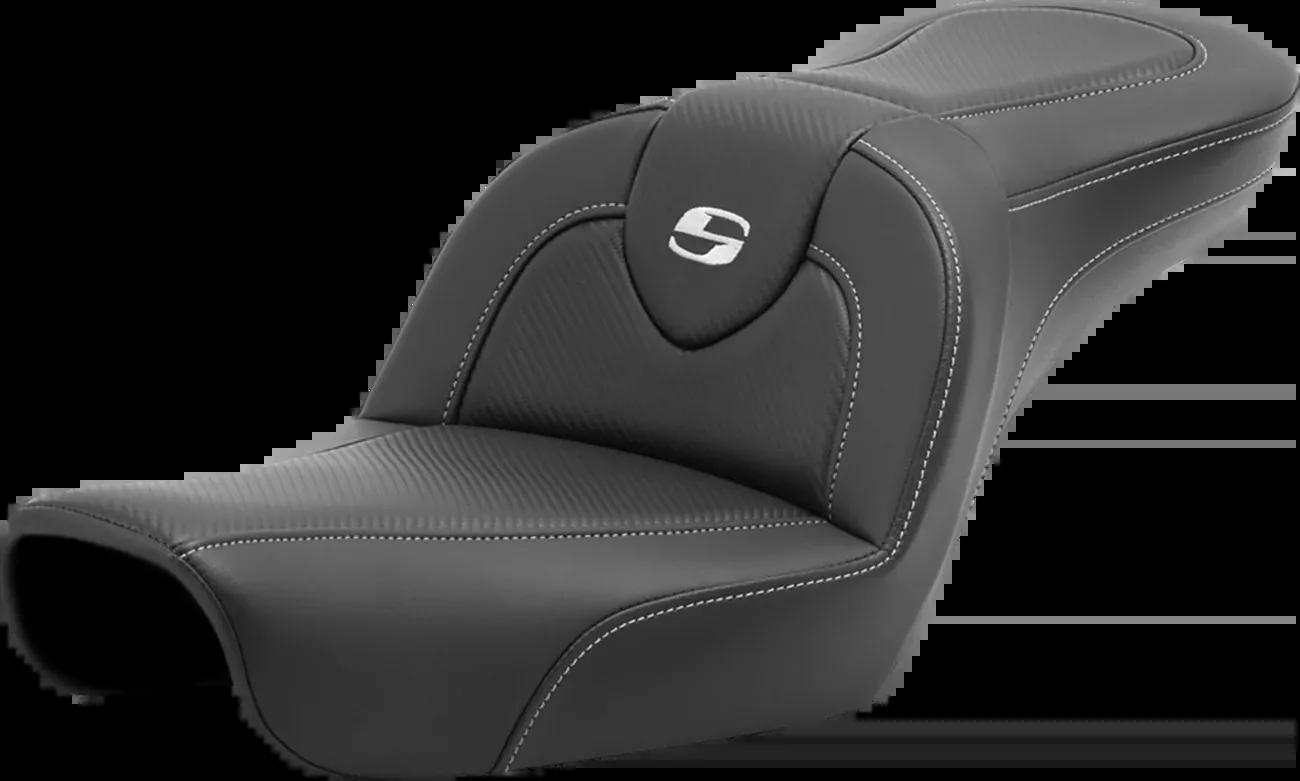 Saddlemen Roadsofa™ Seat - Carbon Fiber - without Backrest - FXD '96-'03 - 896-04-185