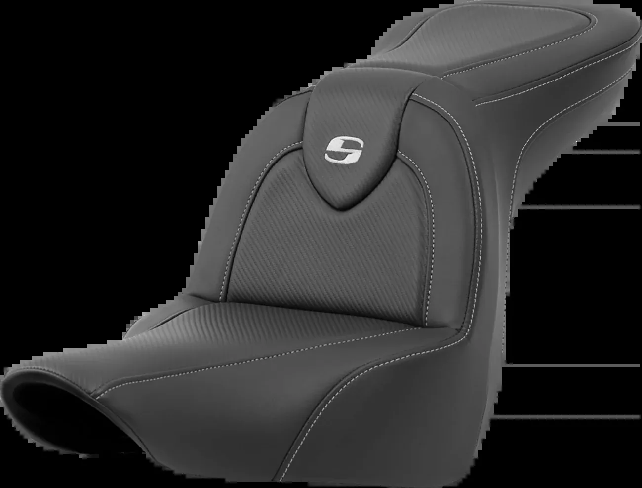 Saddlemen Roadsofa™ Seat - Carbon Fiber - without Backrest - FXLR/FLSB '18-'25 - 818-29-185