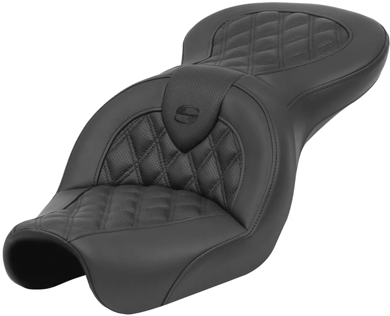 Saddlemen Roadsofa™ Seat - Lattice Stitch - without Backrest - FXD '04-'05 - 804-04-182