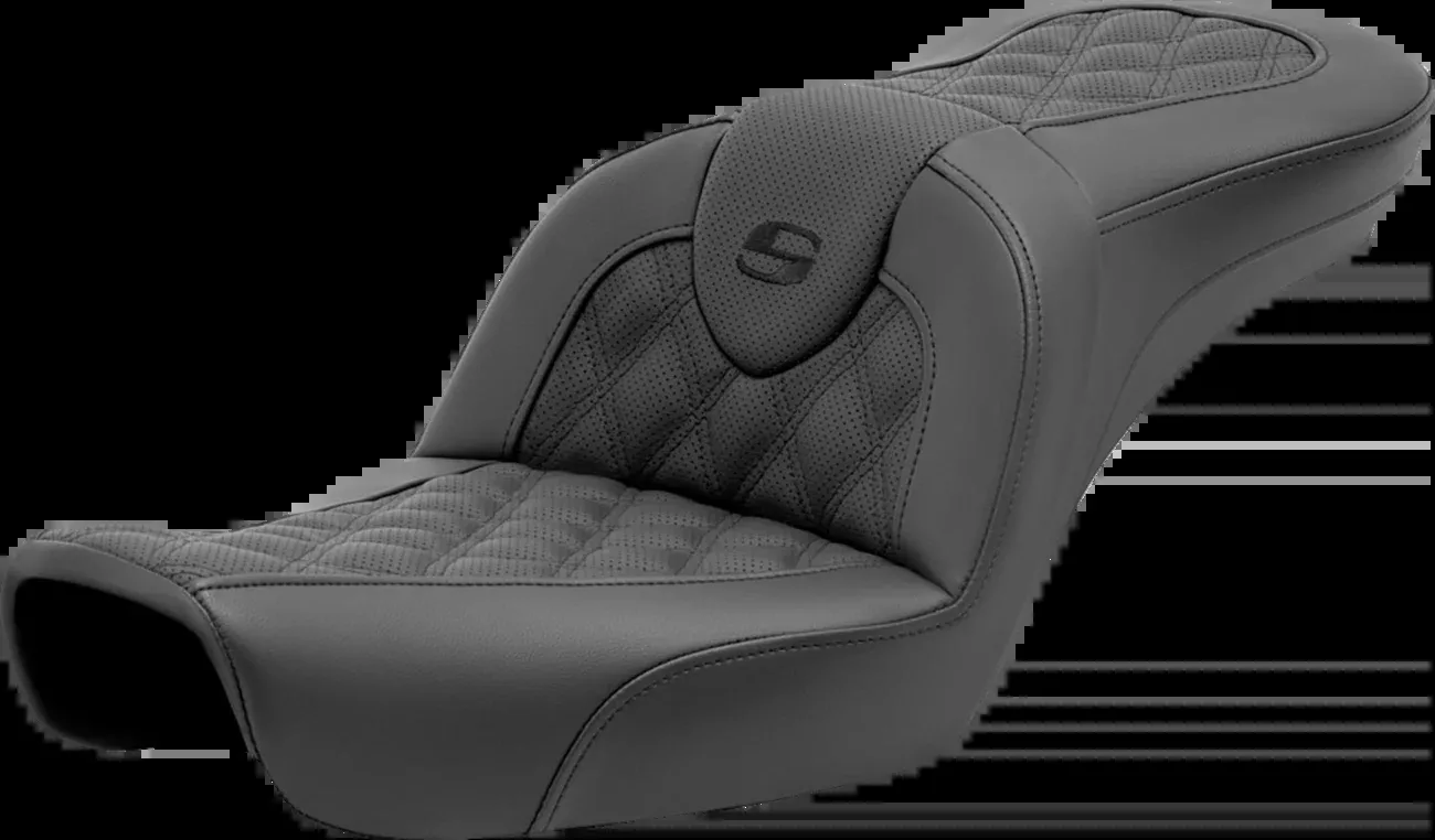 Saddlemen Roadsofa™ Seat - Lattice Stitch - without Backrest - FXD '96-'03 - 896-04-182