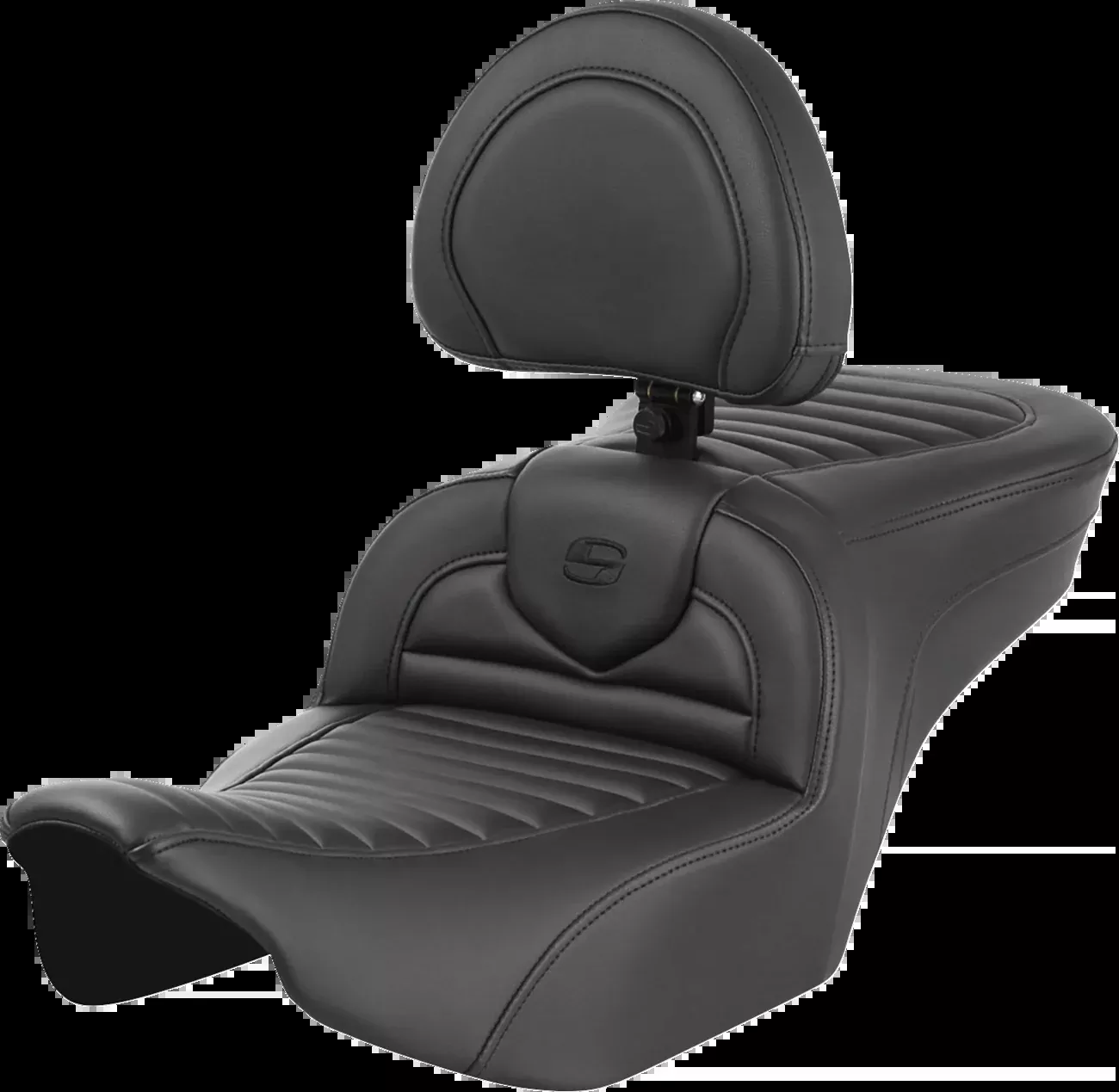 Saddlemen Roadsofa™ Seat - with Backrest - Tuck-n-Roll - FLTR/FLHX '23-'24 - 823-07-202B0