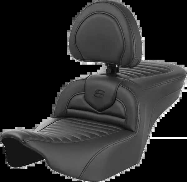 Saddlemen Roadsofa™ Seat - With Backrest - Tuck-N-Roll - FLTR/FLHX '23-'24