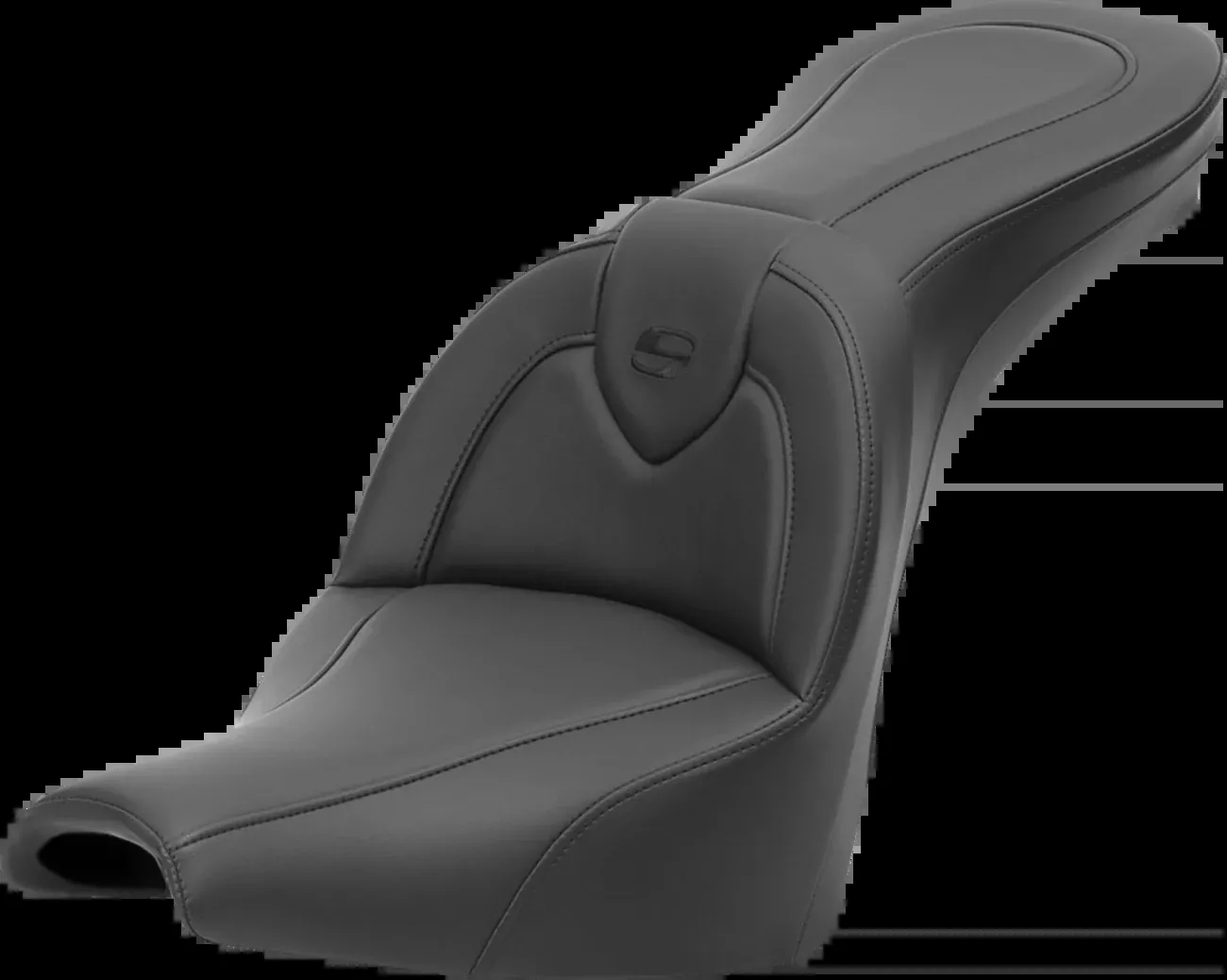 Saddlemen Roadsofa™ Seat - without Backrest - Black/Black Stitching - FXBB/FXST '18-'24 - 818-30-187