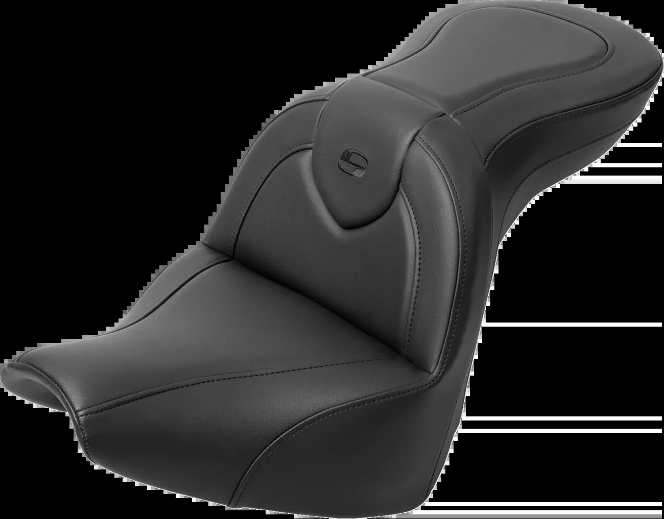 Saddlemen RoadSofa™ Seat - without Backrest - Black Stitch - FXBR/S '18-'20 - 818-31-187