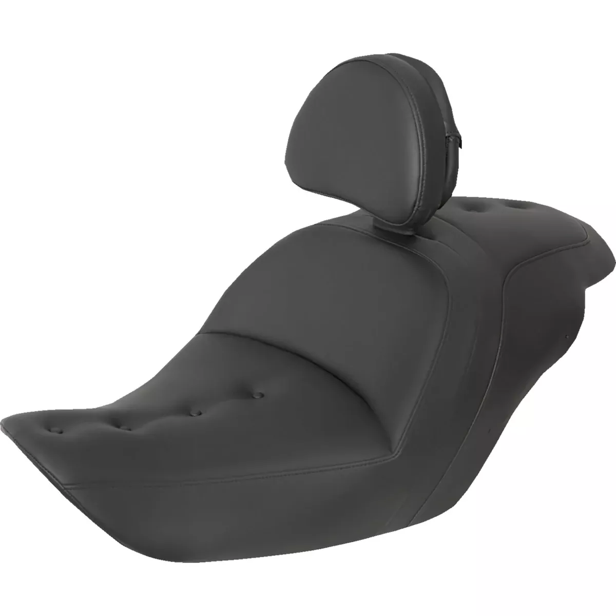 Saddlemen Roadsofa Standard Reach Seat Pillow Top With Backrest Black – H23-20-181BR Honda Gold Wing 2013-2019