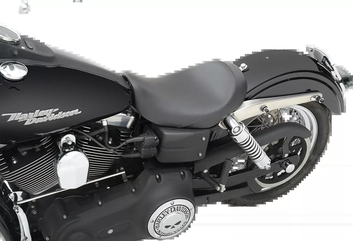 Saddlemen S3 Super Slammed Seat - Solo - Black - Dyna '06-'17 - 806-04-002D