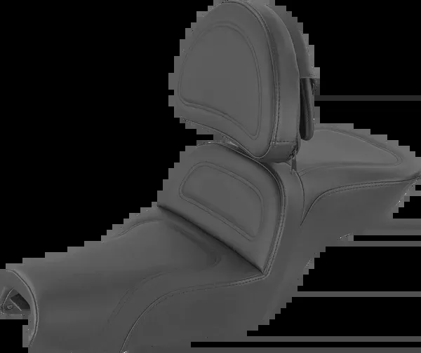 Saddlemen Seat – Explorer™ – With Backrest – Stitched – Black – XL ’04-’20
