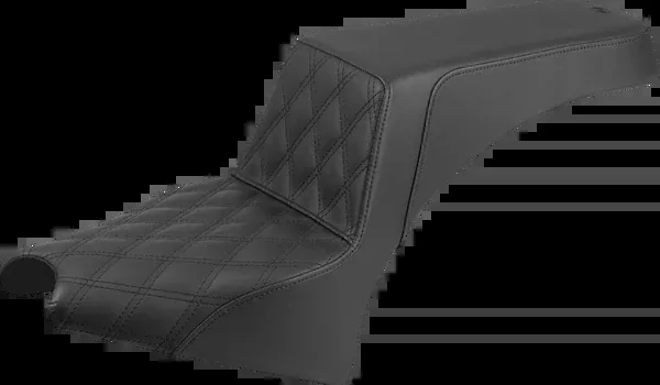 Saddlemen Step-Up Seat - Driver Lattice Stitch - Black - Indian Scout '25-'26