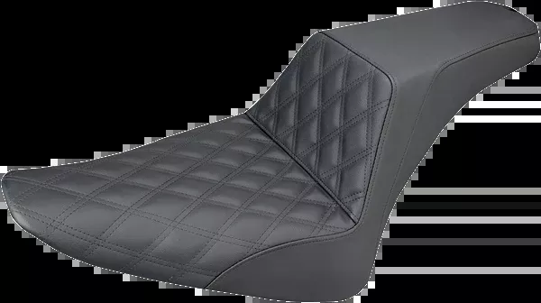 Saddlemen Step-Up Seat – Front Lattice Stitch – Black – FLS