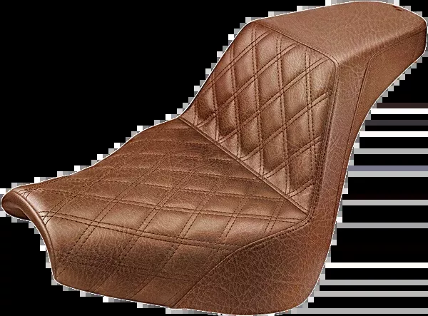 Saddlemen Step-Up Seat – Front Lattice Stitch – Brown – FXBR/S ’18-’20