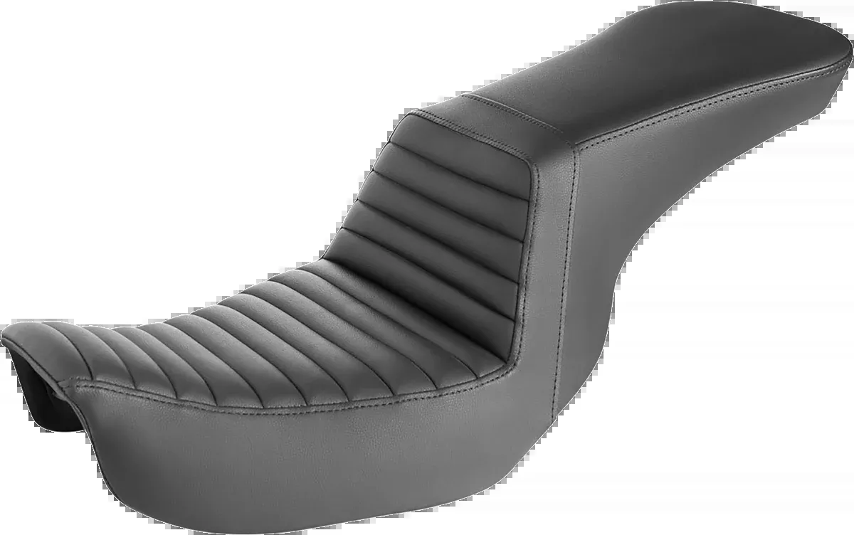 Saddlemen Step-Up Seat - Front Tuck-n-Roll - Black - Dyna - 806-04-191